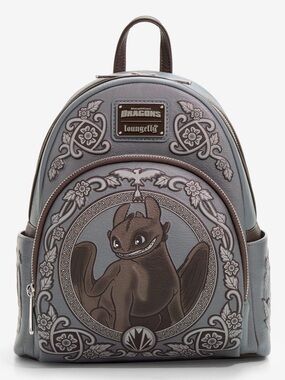 New Loungefly DreamWorks How To Train Your Dragon Toothless Portrait Backpack